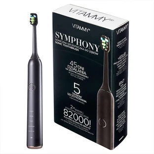 Vitammy Symphony, sonic toothbrush, black, 1 pc