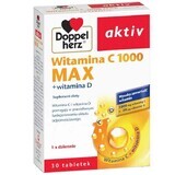 Doppelherz Aktiv Vitamin C 1000 Max + Vitamin D, 30 Tabletten