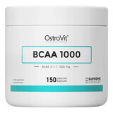 Ostrovit BCAA 1000, BCAA 2-1-1 1000 mg, 150 cápsulas