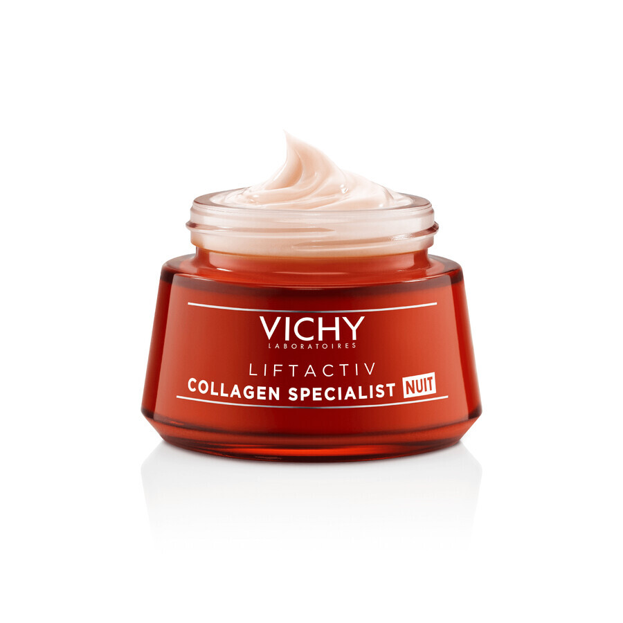 Vichy Liftactiv Collagen Specialist, Anti-Ageing-Nachtcreme, 50 ml