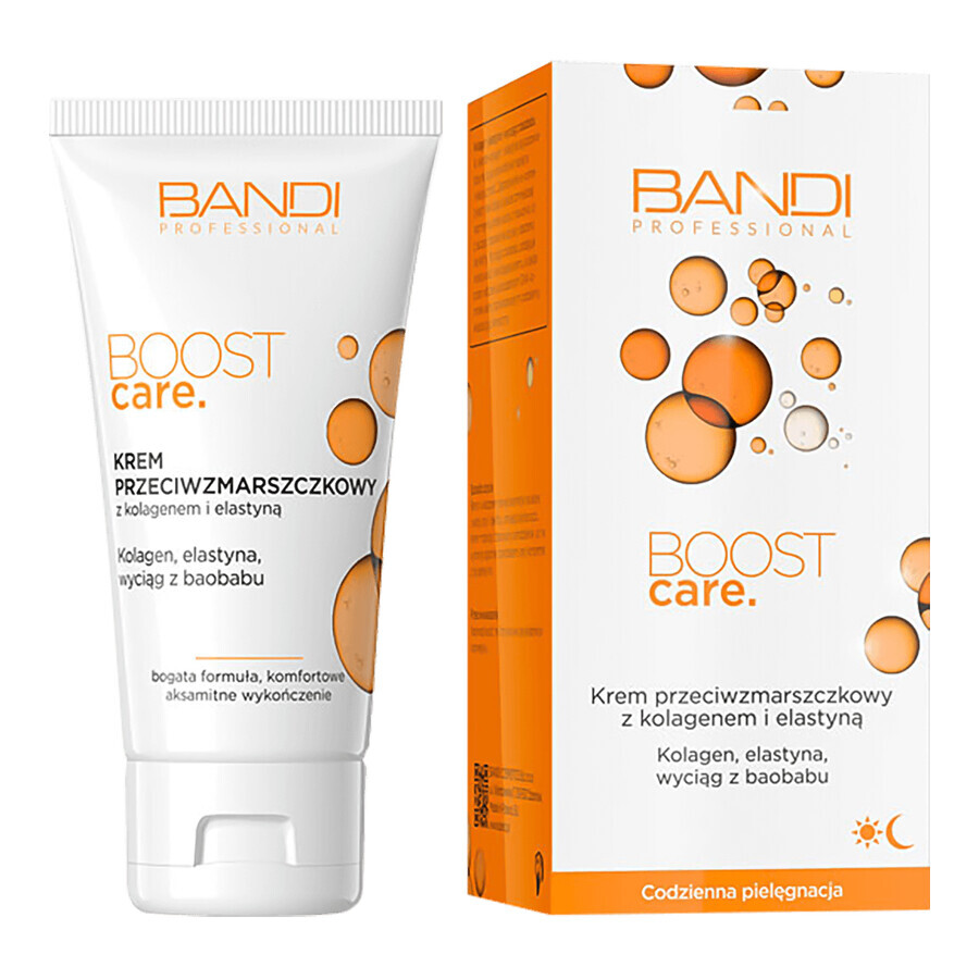 Bandi Boost Care, anti-wrinkle cream with collagen and elastin, 50 ml