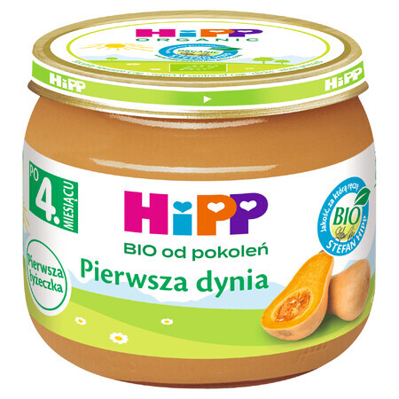 HiPP First Vegetable Bio First Pumpkin, après 4 mois, 80 g