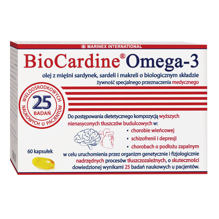 BioCardine Omega-3, 60 Kapseln