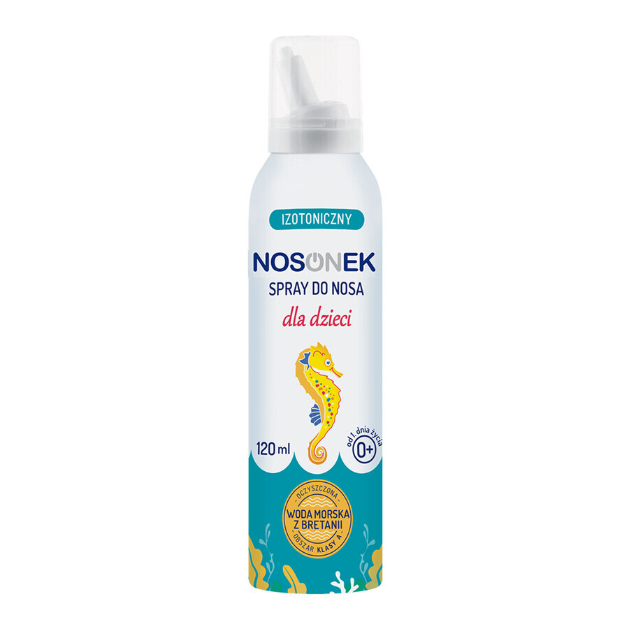 Nosonek, isotonisches Nasenspray für Kinder ab dem 1. Lebenstag, 120 ml