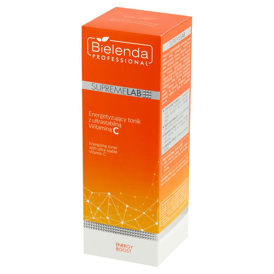 Bielenda Professional SupremeLAB Energy Boost, energetisierendes Gesichtswasser mit Vitamin C, 200 ml