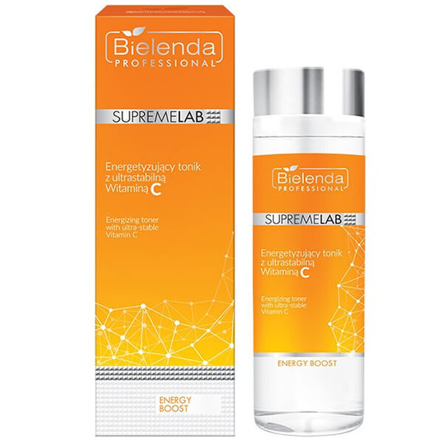 Bielenda Professional SupremeLAB Energy Boost, energetisierendes Gesichtswasser mit Vitamin C, 200 ml