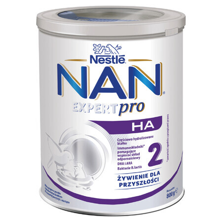 NAN Expertpro HA 2, follow-on milk for infants over 6 months, 800 g, Nestlé