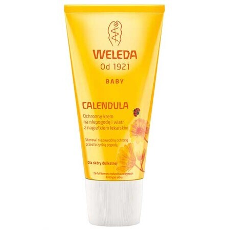 Weleda Calendula, Schutzcreme für Kinder, bei Wind und Wetter, mit Calendula, 30 ml