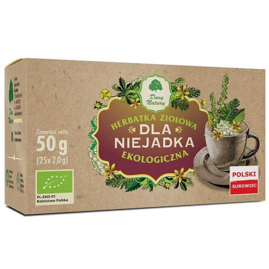 Dary Natury Niejadek, Bio-Kräutertee, 2 g x 25 Tütchen