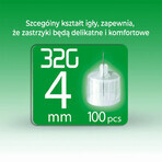 Pic Solution Insupen, Insulin-Pen-Nadeln, 32G (0,23 mm) x 4 mm, 100 Stück