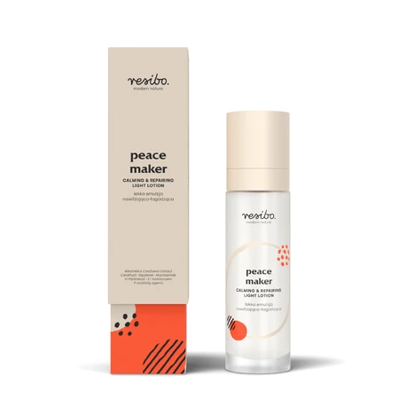 Resibo Peace Maker, leichte feuchtigkeitsspendende und beruhigende Emulsion, 50 ml