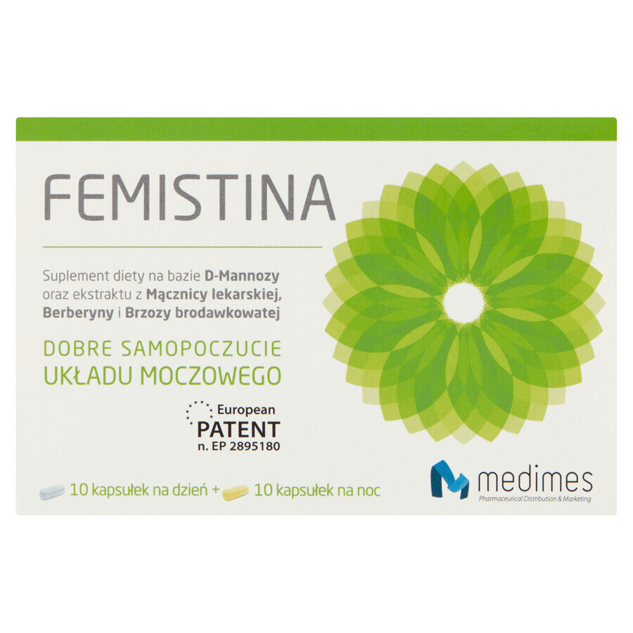 Femistina pakket, 3 x 10 capsules voor overdag + 3 x 10 capsules voor 's nachts