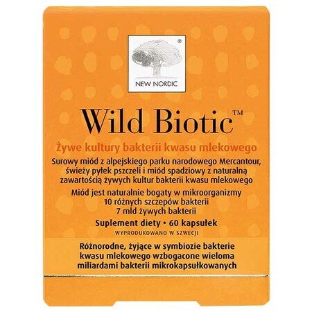 Nuevo Nordic Wild Biotic, 60 cápsulas