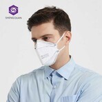 BMSS, respiratore semimaschera con grafene, 5 strati, classe FFP2, 1 pezzo