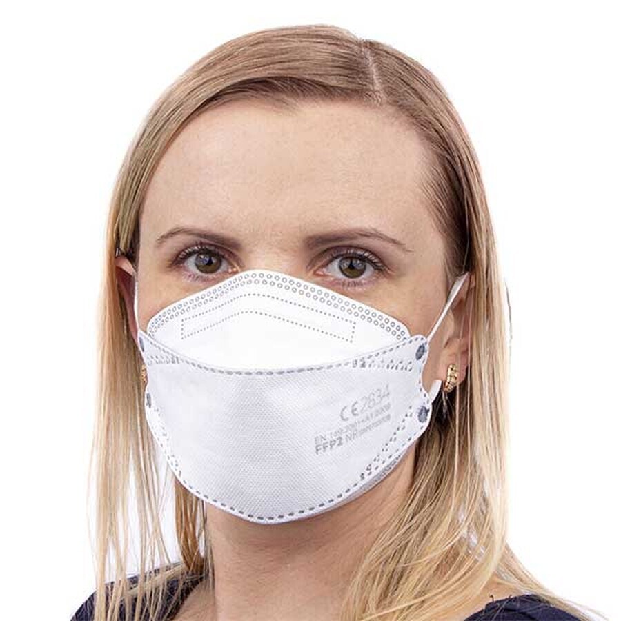 BMSS, respiratore semimaschera con grafene, 5 strati, classe FFP2, 1 pezzo