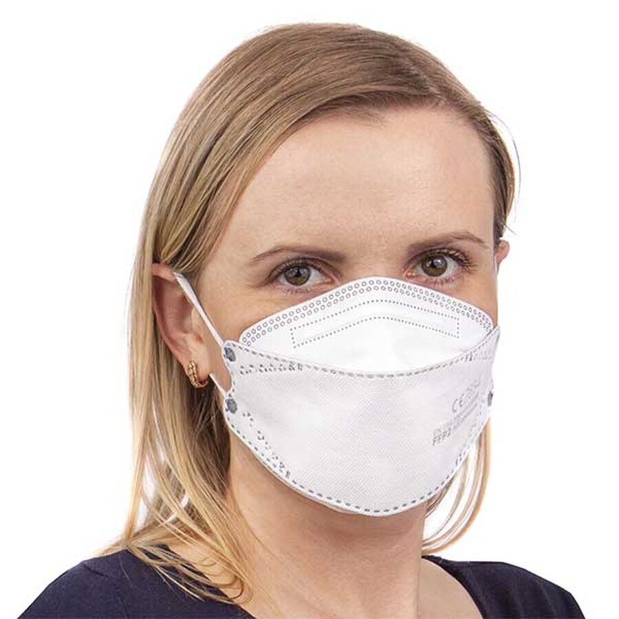 BMSS, respiratore semimaschera con grafene, 5 strati, classe FFP2, 1 pezzo