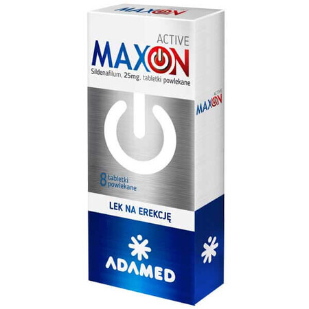 Maxon Active 25 mg, 8 film-coated tablets