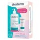 Eloderm Omega 3-6-9 Plus, 2-in-1-Reinigungsgel f&#252;r K&#246;rper und Haar, ab 1. Tag, 400 ml + extra aktive Creme ab 1. Tag, 75 ml