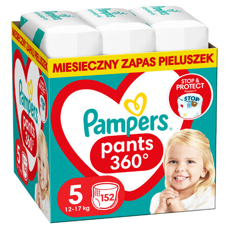 Pampers Pants, Windeln, Junior, Größe 5, 12-17 kg, 152 Stück