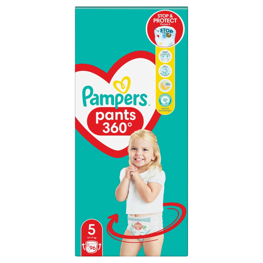 Pampers Pants, Windeln, Größe 5, 12-17 kg, 96 Stück