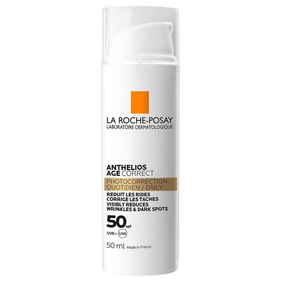 La Roche-Posay Anthelios Leeftijdscorrector, dagelijkse fotoprotectie, SPF 50+, 50 ml