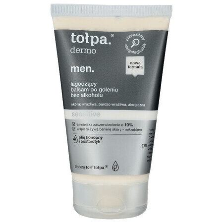 Tolpa Dermo Men Sensitive, beruhigender Aftershave-Balsam, 100 ml