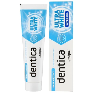 Dentica toothpaste, mint flavored, Ultra White, 100 ml