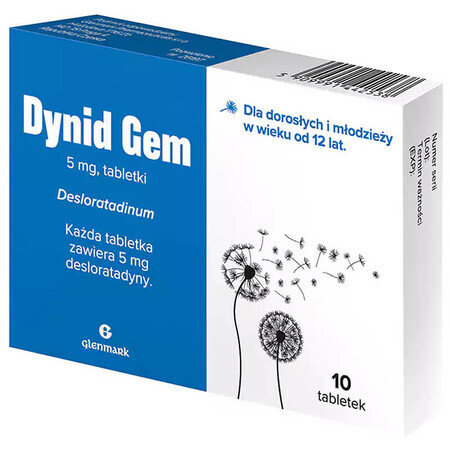 Dynid Gem 5 mg, 10 Tabletten