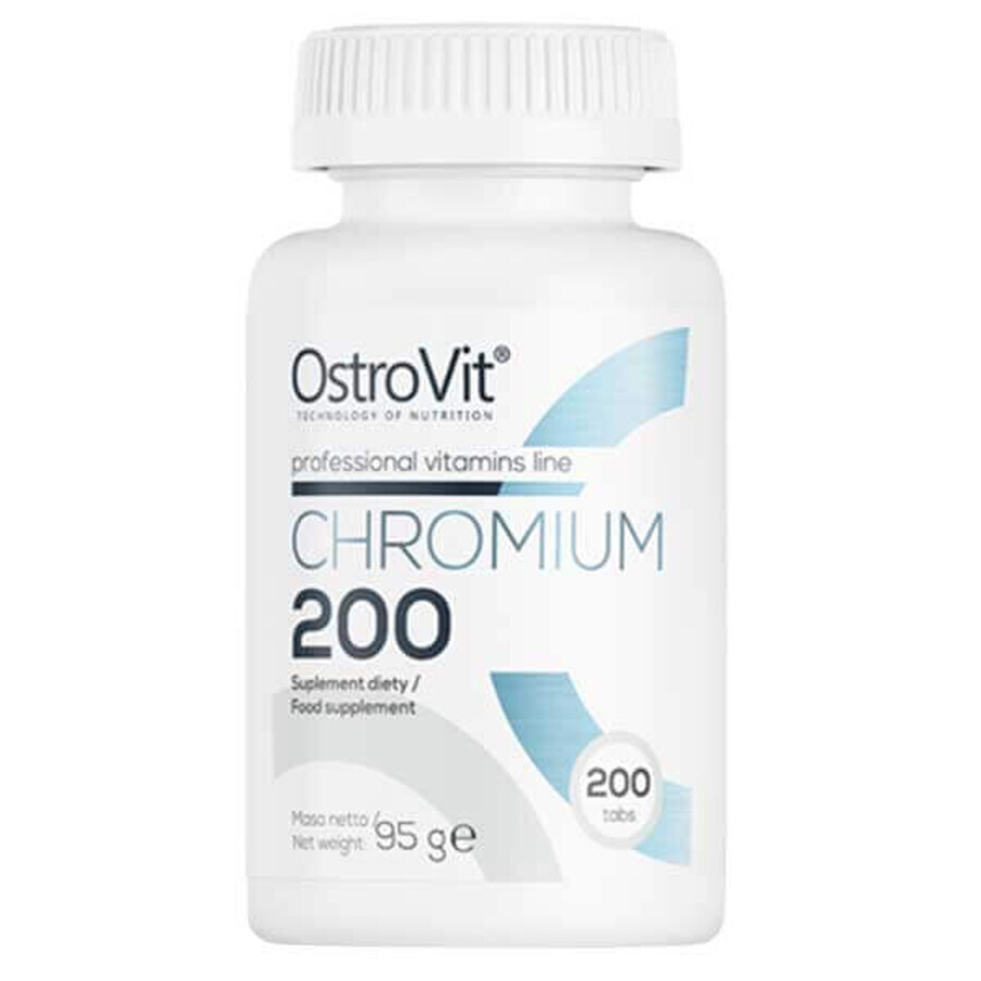 OstroVit Chromium 200, Chrom 200 µg, 200 Tabletten