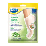 Scholl PediMask, nourishing foot mask with aloe vera, 1 pair