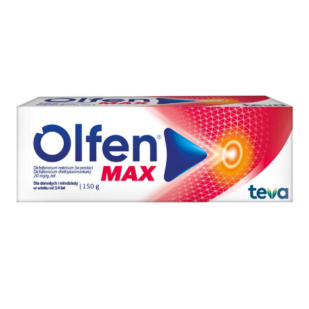 Olfen Max, 20 mg/g, gel, 150 g