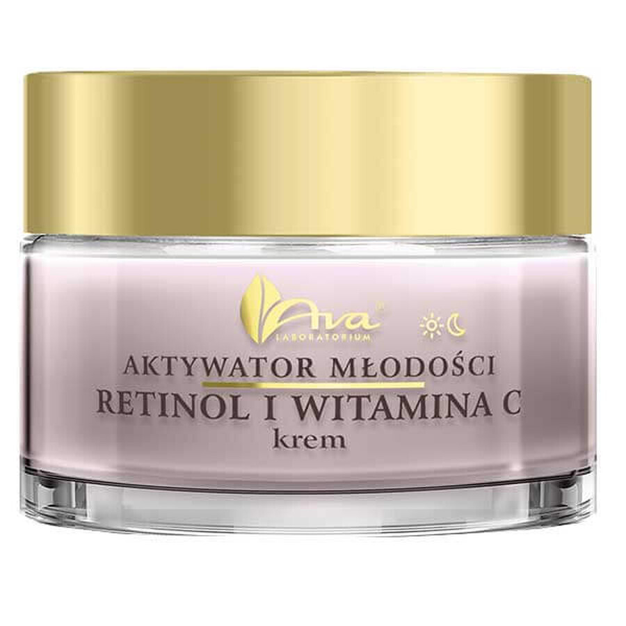 Ava Youth Activator, Retinol en Vitamine C, antirimpelcrème, 50 ml