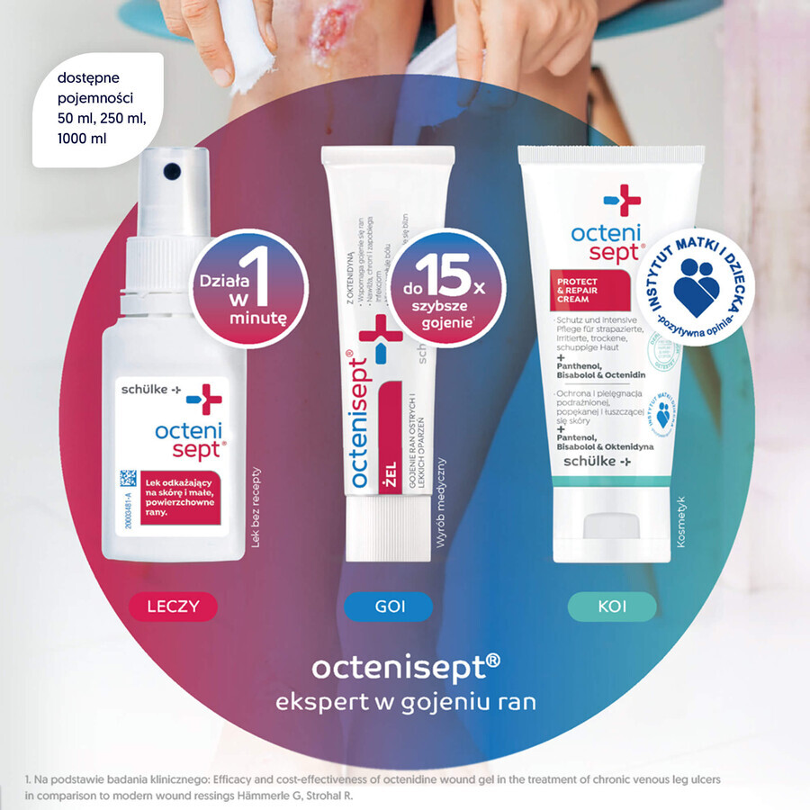 Octenisept Protect&Repair, Creme für gereizte, rissige und schuppende Haut, 50 ml