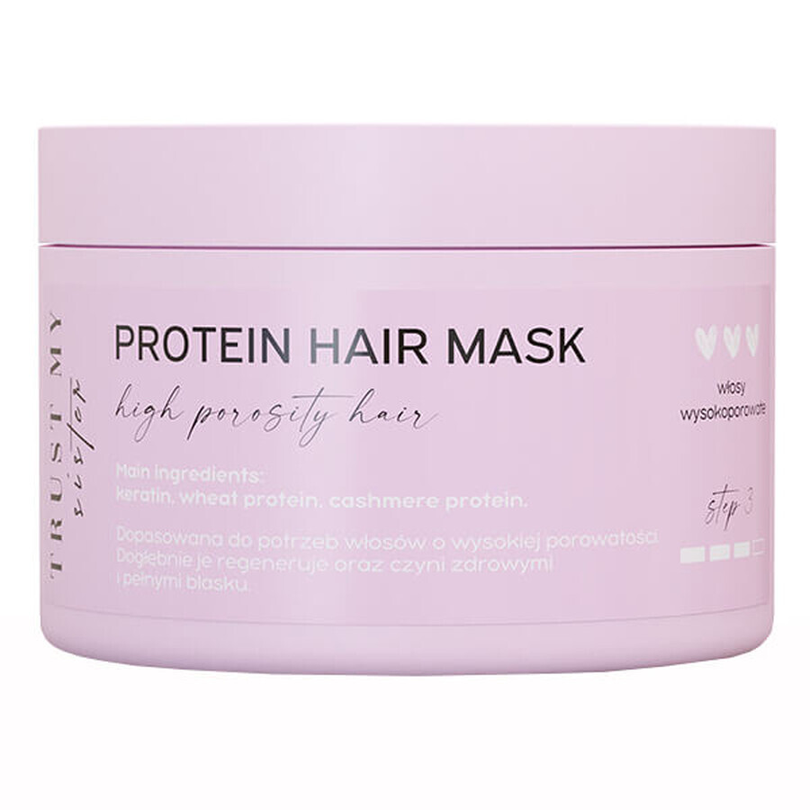 Trust My Sister, Proteinmaske für hochporiges Haar, 200 ml