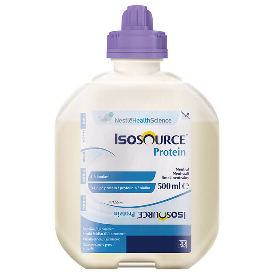 Isosource Protein, flüssig, neutraler Geschmack, 500 ml