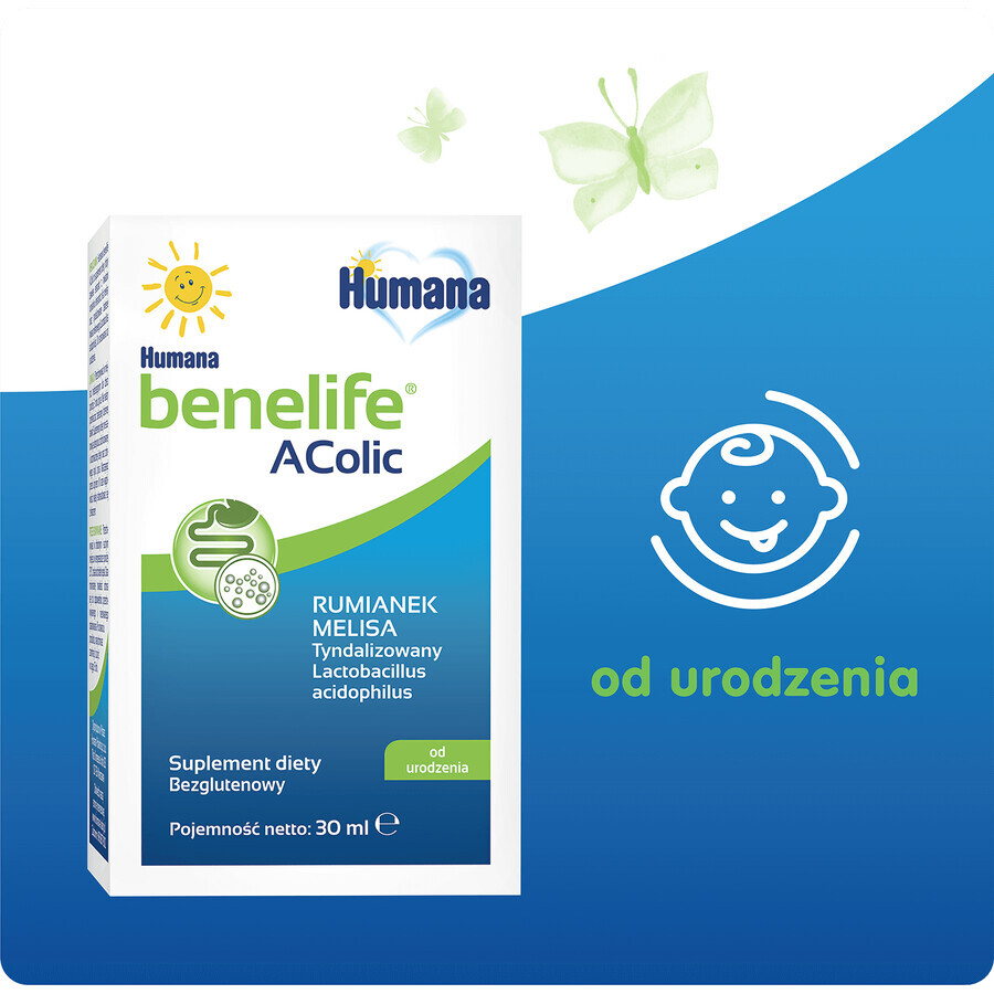 Humana Benelife Acolic, von Geburt an, 30 ml