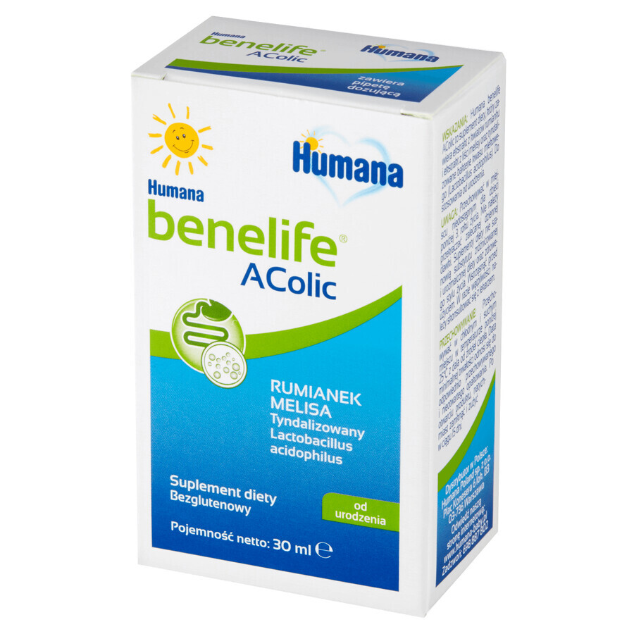 Humana Benelife Acolic, von Geburt an, 30 ml