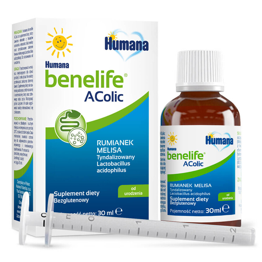 Humana Benelife Acolic, von Geburt an, 30 ml