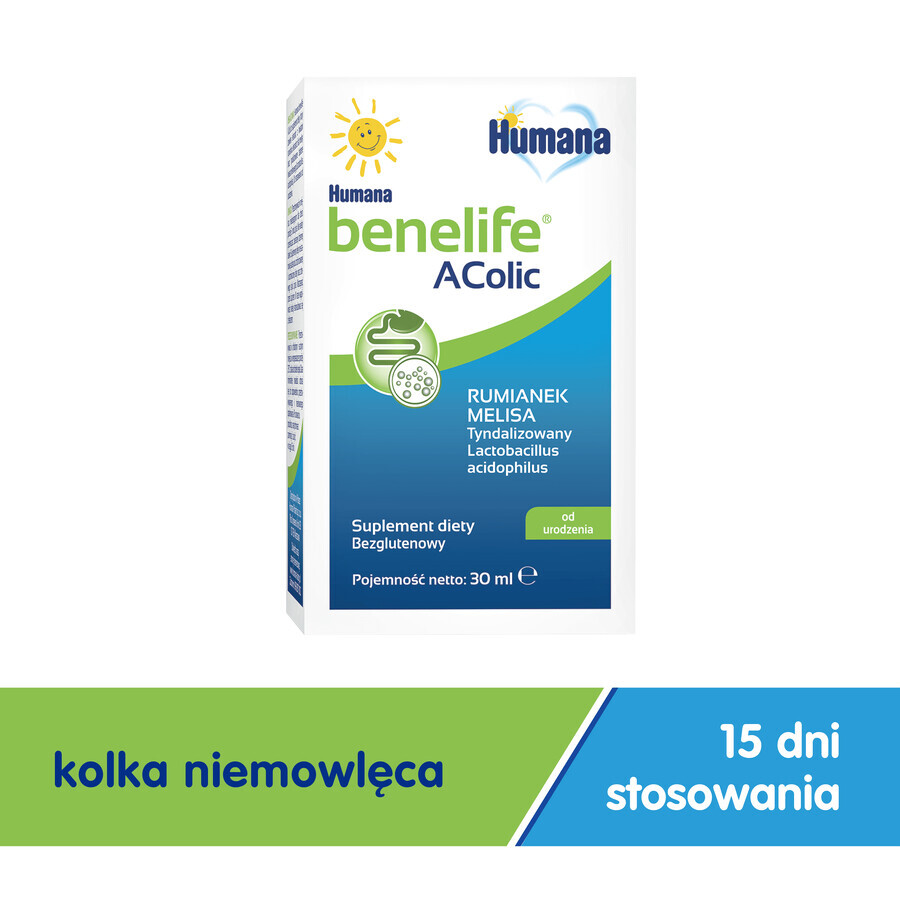 Humana Benelife Acolic, von Geburt an, 30 ml