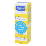 Mustela Sun set, Baby on the go - trockene Haut, Sonnenschutzmilch, SPF 50, 40 ml + Massageöl, 100 ml