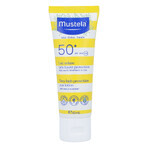 Mustela Sun set, Baby on the go - trockene Haut, Sonnenschutzmilch, SPF 50, 40 ml + Massageöl, 100 ml