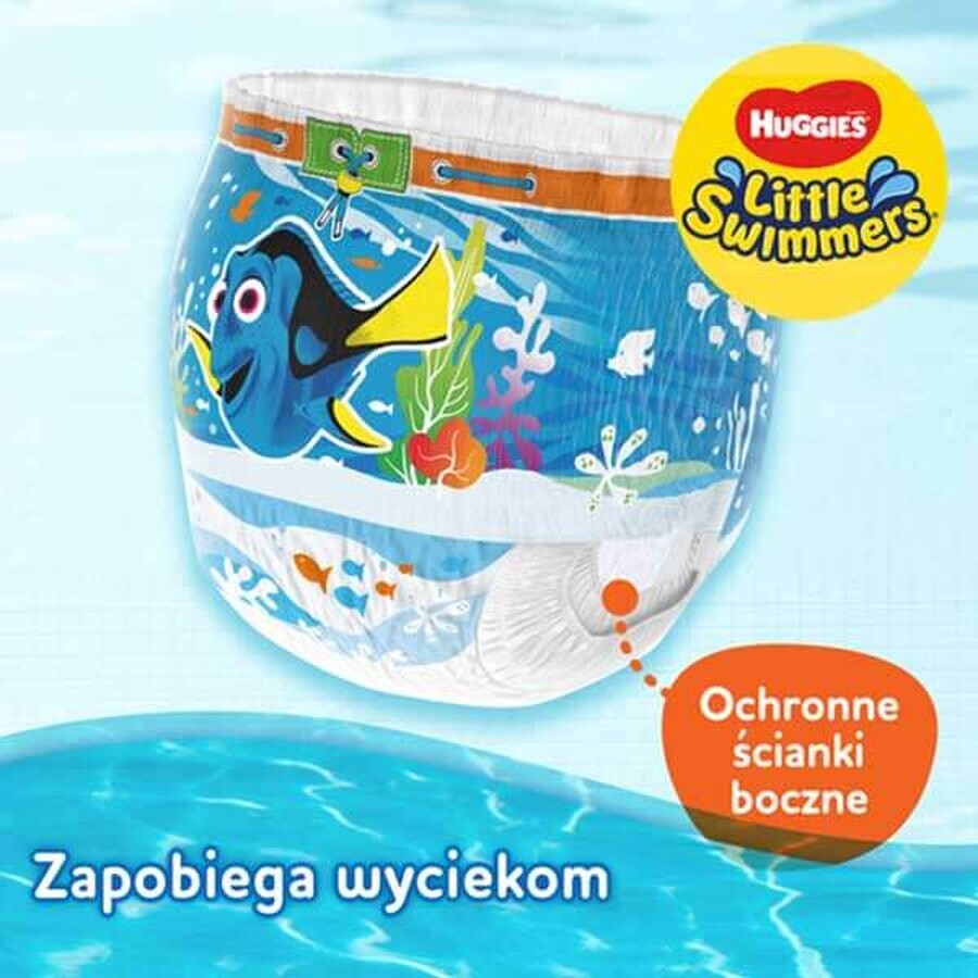 Huggies Little Swimmers, Slips, zum Schwimmen, Where's Dory, Größe 3-4, 7-15 kg, 12 Stück