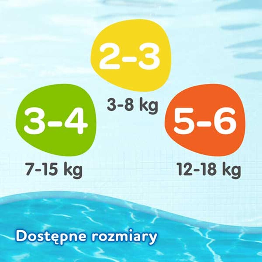 Huggies Little Swimmers, Slips, zum Schwimmen, Where's Dory, Größe 3-4, 7-15 kg, 12 Stück