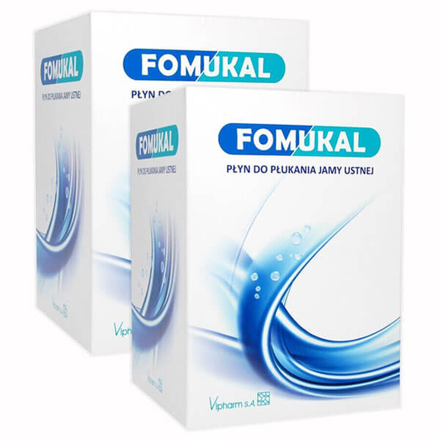 Fomukal, mouthwash, 2 x 225 ml + 2 x 225 ml