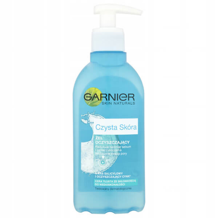 Garnier Clean Skin, purifying gel for tightening pores, 200 ml