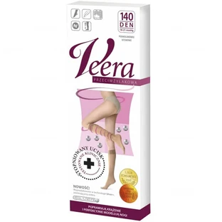 Veera Przeciwżylakowa, șosete de compresie până la genunchi, 140 den, mărimea 1/ 2, negru