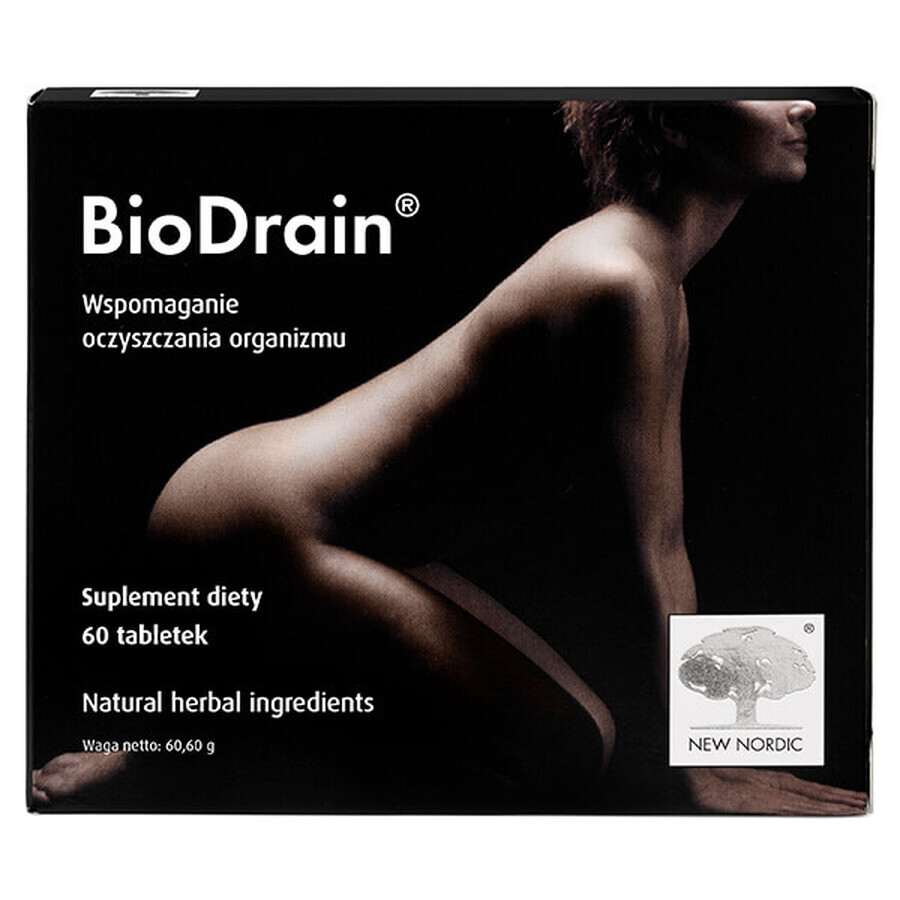 New Nordic BioDrain, 60 tablets