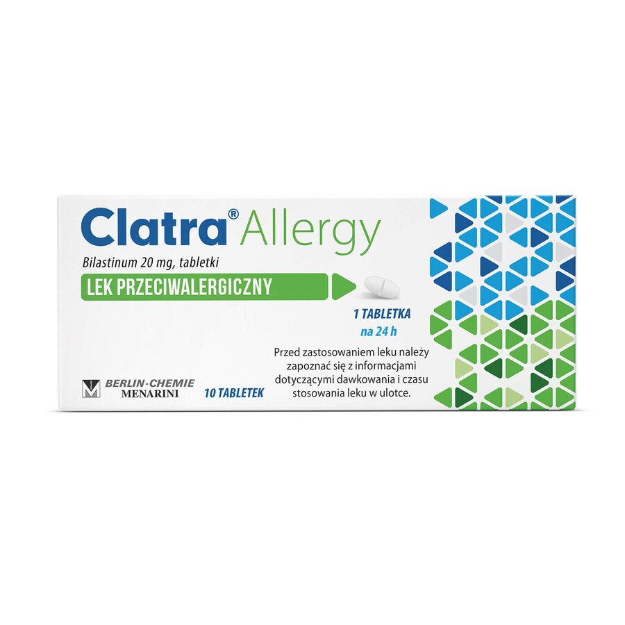 Clatra Allergie 20 mg, 10 Tabletten