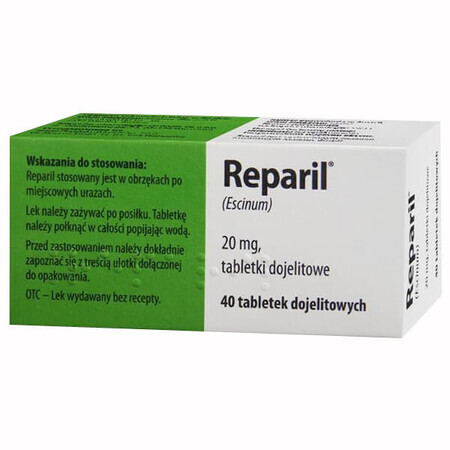 Reparil 20 mg, 40 tablets