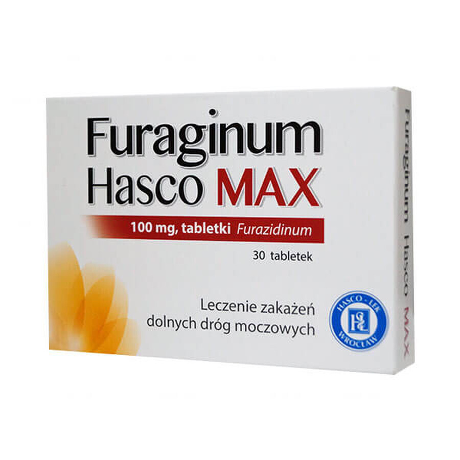 Furaginum Hasco Max 100 mg, 30 tablets